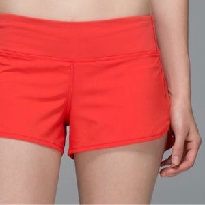 Neon orange lululemon speed up 2.5 size 10